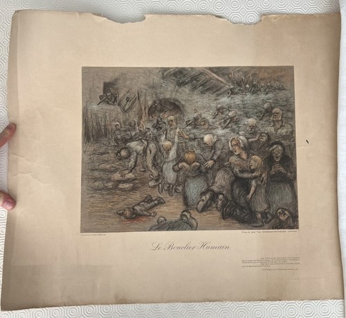 Lithographie bouclier - lithographie, le
