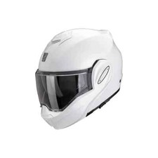 Casque Scorpion modulable Exo Tech Evo Pro Solid blanc perle Taille M *NEUF*