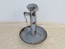 Bougeoir En Émail Vintage