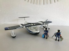 17 ⚜️ Jouet Playmobil Policiers et Hydravion Réf: 4445