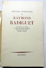 RADIGUET/OEUVRES COMPLETES/ED