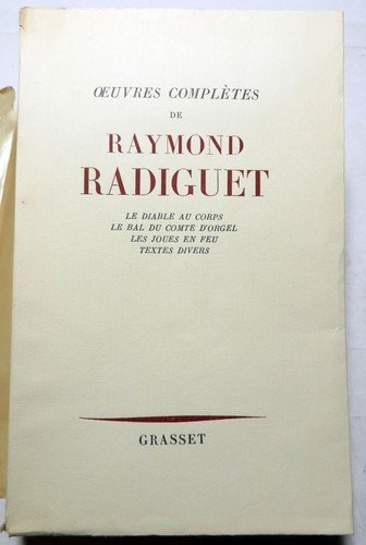 Radiguet oeuvres completes - radiguet/oeuvres, completes/ed