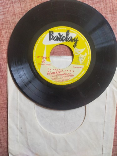 Paulette rollin vinyle 45t - vinyle, ep