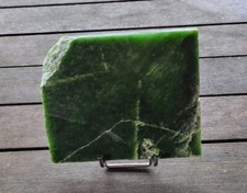 Jade néphrite plaque sciée - jade,