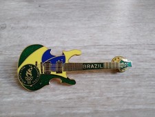 pin's atlanta 1996 brazil guitar numero 10 000 ex limited edition san diego rare