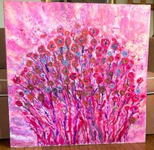 Grand Tableau bouquet Fleurs