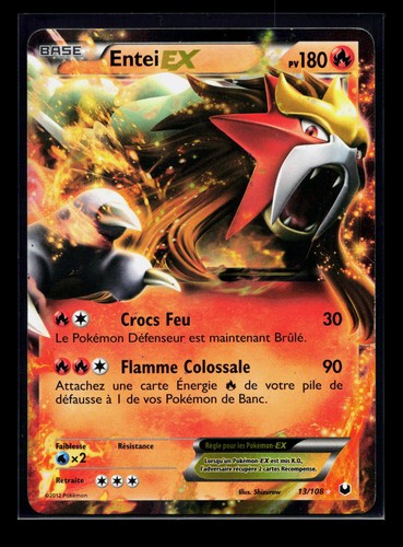 Carte pokémon entei - ex, 13/108