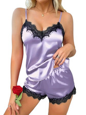 Haut De Pyjama Satin + Short
