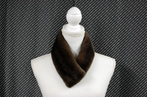 écharpe luxe fourrure - Écharpe,