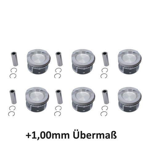 Piston set 00mm oversize - set,