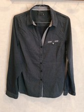 Chemisier bleu marine coton