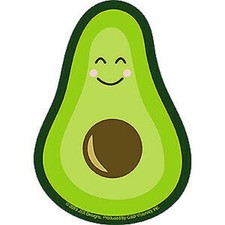 Expression Sociale Avo-Cutie - Œuvre D'Art Vinyle - Autocollant - 3,25" x 4,5"