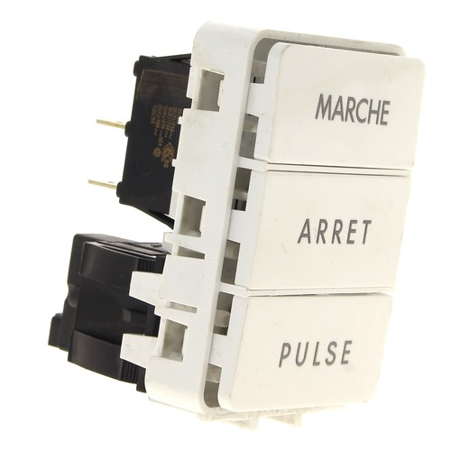 Bloc interrupteur blanc 101496