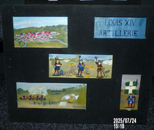 Diorama sur cadre LOUIS XIV