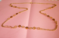 vintage collier/sautoir métal