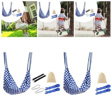 Balançoire d'extérieur en toile avec berceau, accessoires de jeux