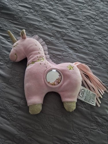 Doudou licorne rose - , hochet