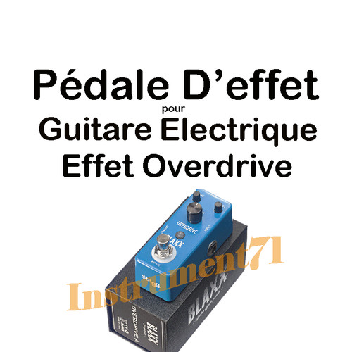 Mini pedale effet overdrive - mini, d'effet