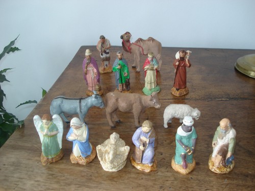 Lot santons anciens - santons,