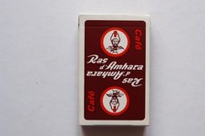 ANCIEN JEU PUBLICITAIRE 32 CARTES  "CAFE RAS D'AMHARA" HERON / TRES BON ETAT