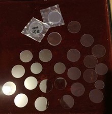 Horlogerie lot 25  verre De Montre Bracelet Plat  Diamètre Varié Ref VMB88Z