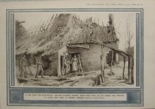 1915 WWI WW1 Imprimé Belge