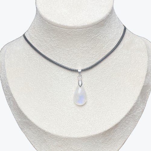 Pendentif pierre lune - pendentif,