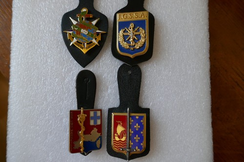 Lot insignes militaire ecole - militaire,