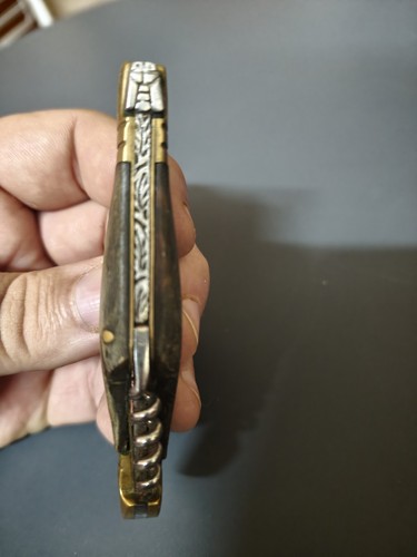 Couteau pliant manche bois