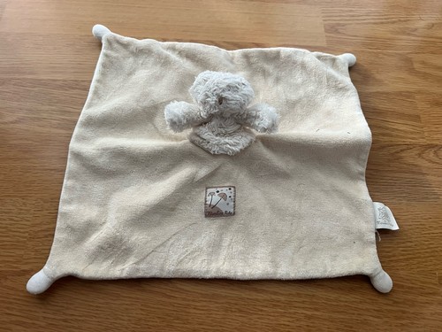 Doudou peluche plat ours - plat,