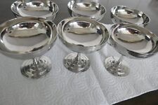 6 Coupes  a glaces  Maison LETANG&REMY vintage 1970