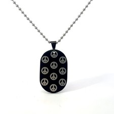 Pendentif Collier En Acier