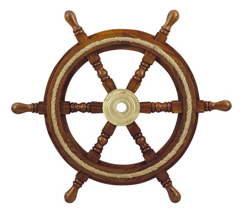 Roue gouvernail avec - roue, de
