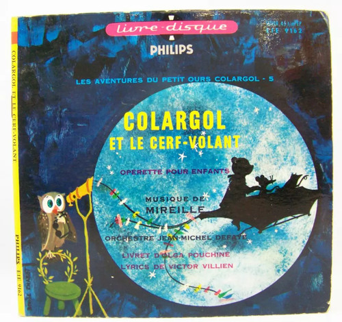 Colargol livre disque 45t - livre-disque,