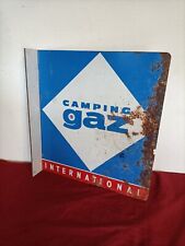 plaque émaillée camping gaz international