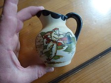 Petit pichet / cruche en grès d'art Basque, déposé Gaïtaud, Lourdes