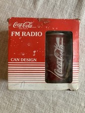 Vintage Canette Coca-Cola AM/FM Radio 1989 Design