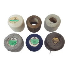 LOT 6 BOBINES FIL A REPRISER