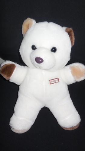 Peluche doudou ours blanc
