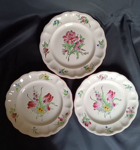 Assiettes plates faïence - plates, en