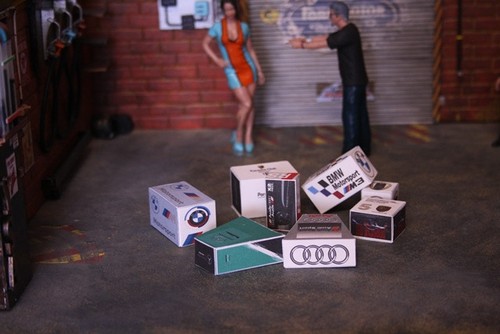 Carton pcs 18 mercedes - 1/18,