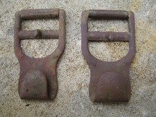 2 BOUCLES DE SAC A DOS TORNISTER SOLDAT ALLEMAND DE 1914 1918 WW1
