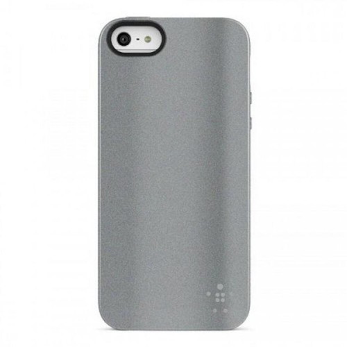 Coque iphone gris mat - gris,