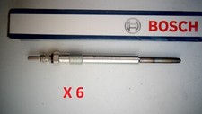 6X bougie prechauffage Bosch 0250212018 Y501U 0100226338 Audi Volkswagen 2.5 Tdi