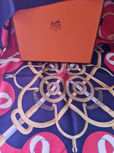 Carre soie foulard hermes - carre,