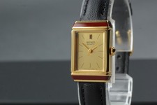 Vintage 1982 N MINT Seiko Bracelet 5421-5170 Gold SGP Quartz Womens Watch JAPAN
