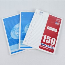 Lot De 3 Feuilles De Cahier