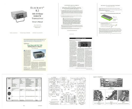 Elecraft owner manual - k2, owner's