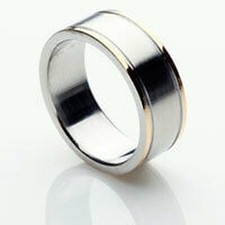 BAGUE ANNEAU HOMME ADO ACIER