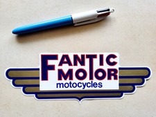 STICKER AUTOCOLLANT FANTIC MOTO Trial ORIGINAL vintage sport adesivo aufkleber
